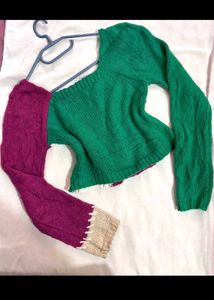 🎁Buy1 Get1 Free Color Block Knit Sweater E