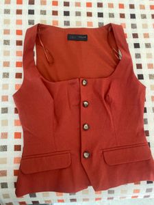 Zara Vest - Rust Color
