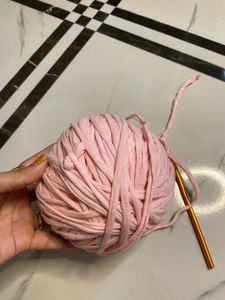 Half Kg Tshirt Yarn 🧶 With 6.0 Mm Needle