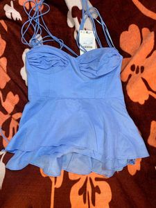 Zara Blue Mini Dress