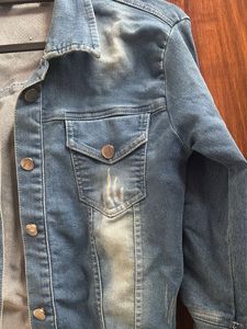 Distressed Denim Jacket