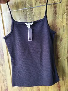 H&amp;M Ribbed Strappy Tank Top/Size-S