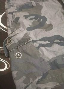 Army Print Mini Skirt