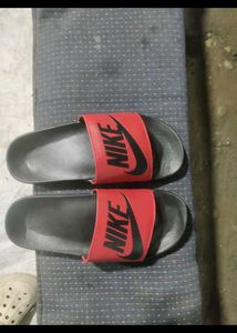 Nike Slides - Red and Black
