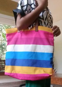 Boho Floral Tote Bag