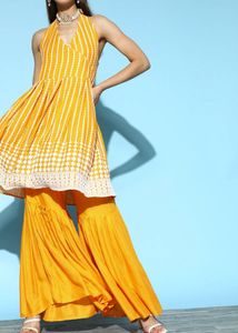 Striped Halter Sundress