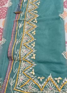Price Drop🥳Pure Organza Fancy Saree