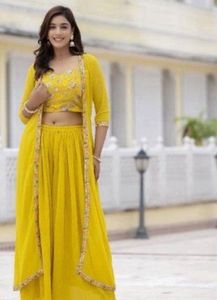 Sequin Embroidered Ethnic Set