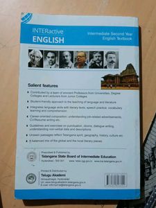 Interactive English Textbook INTER 2nd YEAR