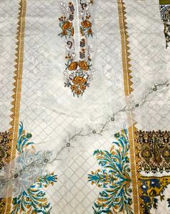 Embroidered Floral Salwar Kameez Suit w/ Dupatta