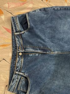 Wide Leg Denim Jeans