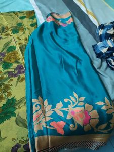 Set of 3 Floral Print Saris
