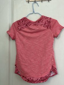 Pink Patterned T-Shirt