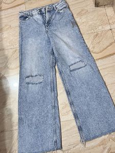 Light Blue Ripped Jeans