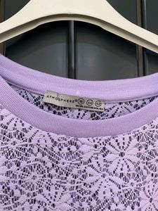 Atmosphere Purple Lace Top Size 16 (42-44Inches)