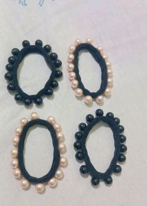 Pearl Rope Band Rubber Hair Accessory