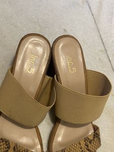 INC.5 Snake Print Heels