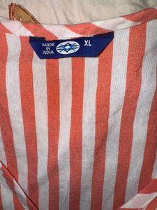 Striped Ruffle Top