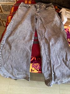 Wide Leg Denim Jeans