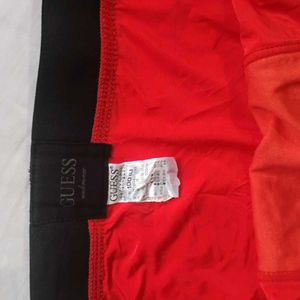 Guess Red Silky Trunk