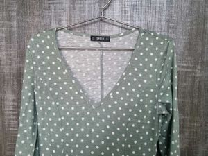 Pastel Green Polka Dot Bodycon Dress