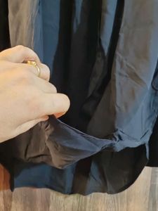 ZARA Black WRAP TOP