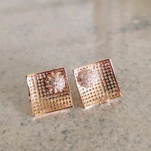 Elegant Square Stud Earrings