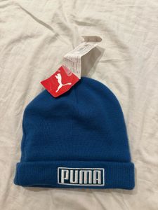 Puma Blue Knit Beanie