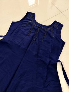 Elegant Navy Blue Dress