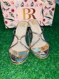 Elegant Clear Strap Heels Brand new