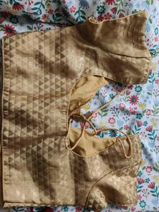 Gold Readymade Blouse