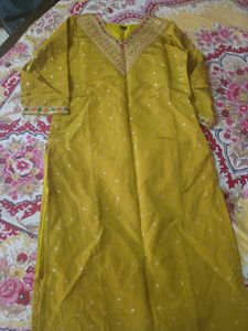 Elegant Mustard Kurta