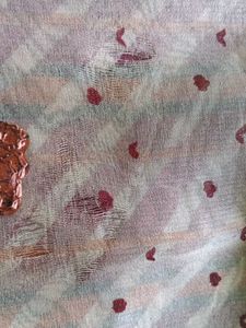 Floral Embroidered Saree