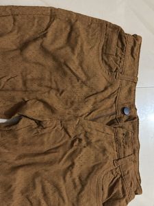 Brown Casual Pants