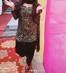 Black Velvet Suit Shimmer Shining