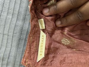 Elegant Pink Kurta with Palazzo and Dupatta