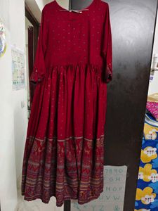 Anarkali  Printed Kurta