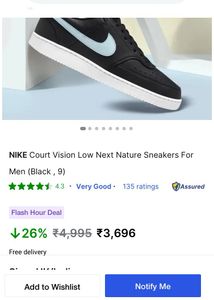 NIKE Court Vision Low Next Nature Sneakers For Men