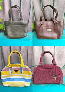 Set Of 4 Mini Handbags.