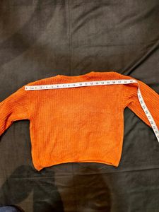 H&amp;M Brand Round Nack Crop Winter Top