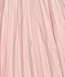Blush Pink Pleated Skirt