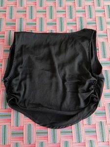 Shein Black Cowl Neck Top