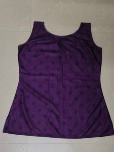 Purple Polka Dot Tank Top