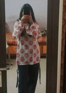 Floral Print Kurta
