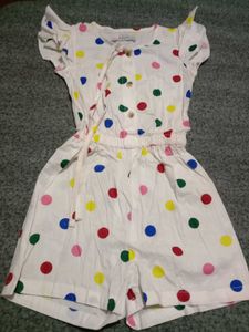 Cute Polka Dot Romper