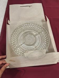 Vintage Collier Glass Cabaret Plate