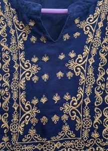 Navy Blue Kurti