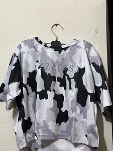 Multi Colour Korean Crop Top