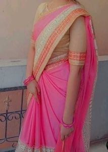 Elegant Pink Saree