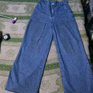 Wide Leg Denim Jeans